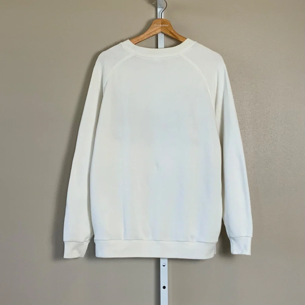 Victoria's Secret PINK Faux Leather Dotted Applique Sweatshirt - Picture 14 of 16